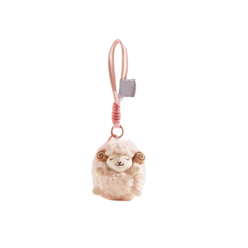Mini Size Lamb Doll Ornament Soft Plush Plush Keychain Mini Mini Sheep Pendant Car Decoration
