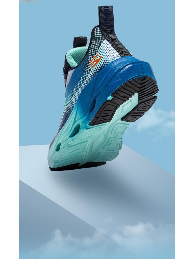 Happy Bear Boys' Lightweight Double Mesh Running Shoes with Rotating Buckle & Shock Absorption, Breathable & Trendy Design.