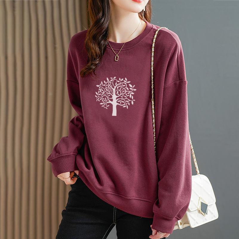 Весенне-осенний женский пуловер, толстовка с теплым низом и верхом, свободная толстовка с капюшоном для женщин