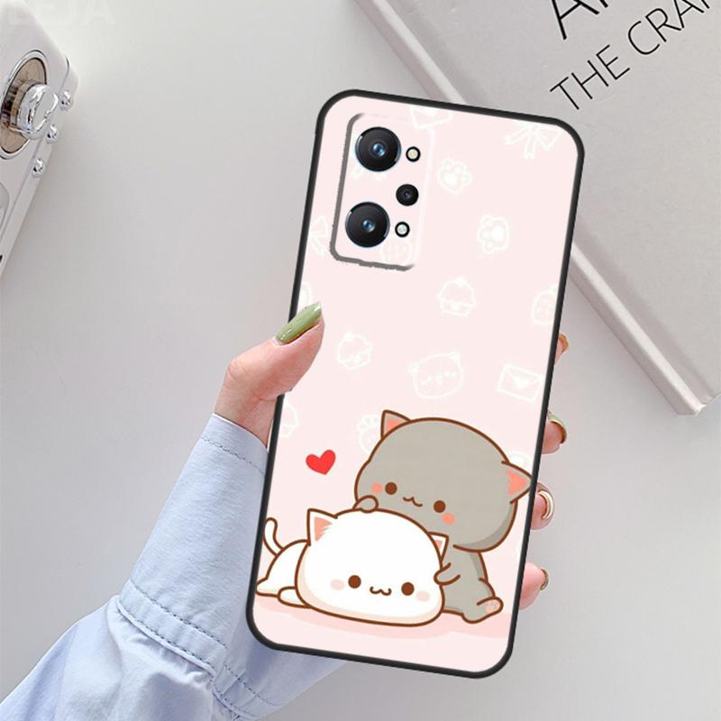 Милый Кавайный Кот Для Realme GT 7 Pro GT 6T 6 5 C67 C61 C55 C53 C51 C21Y C25S C75 10 11 12 13 14 Pro Plus Чехол