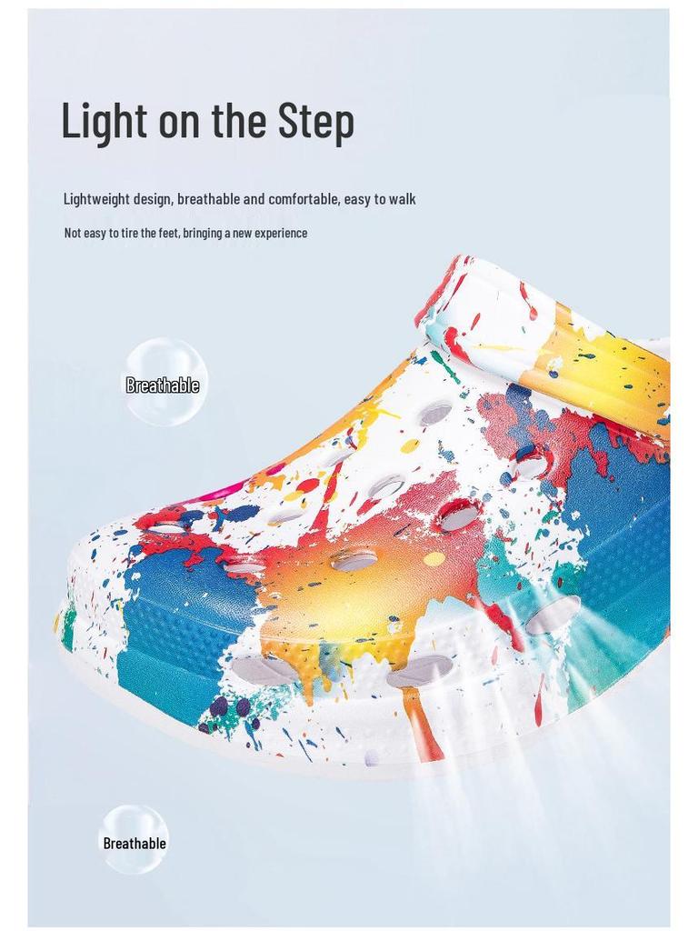 Унисекс кроксы 2024 года для трансграничной торговли: Новые мужские и женские тапочки-сандалии