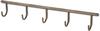 Iron Hanging Hook, 5-Row, Antique Gold, 63146