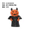 Halloween Decor Resin Jack-o-Lantern Figurine Set Cute Pumpkin Characters Party Tabletop Display