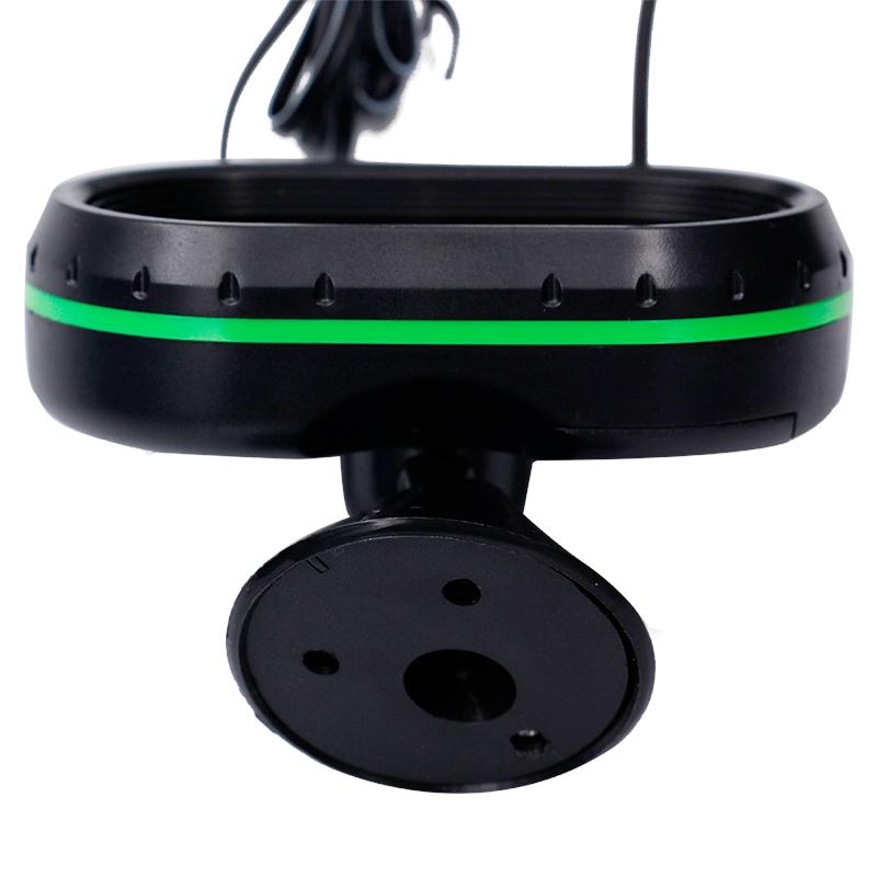 Автомобильный термометр DC 12V 4 в 1 Время Дата Двойная температура Светодиодный Автомобильный цифровой термометр Монитор с подсветкой