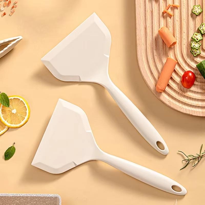 1 шт. Силиконовая лопатка для блинов, специальная кухонная утварь для сковороды с антипригарным покрытием, бытовая лопатка, термостойкая