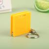 1M Portable Mini Multifunctional Keychain Square Steel Tape Measure With Gradienter