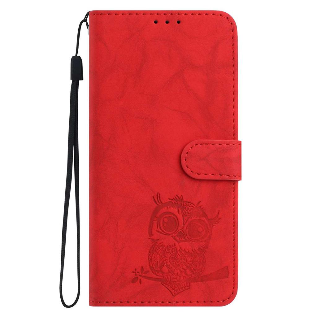 Восьмицветный рельефный чехол-кошелек с совой для Samsung Galaxy A12 A15 A26 S20-S25..., откидной дизайн с отделениями для карт