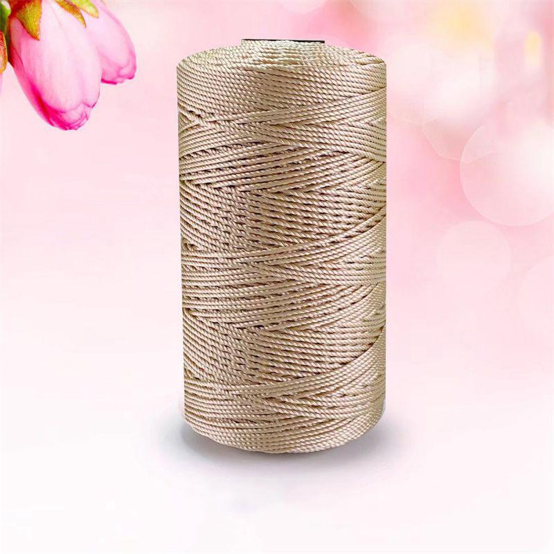 Ручная работа, ремесло, витой шнур макраме, сделай сам, свадебный декор, полипропиленовая швейная нить, 34 цвета, веревка