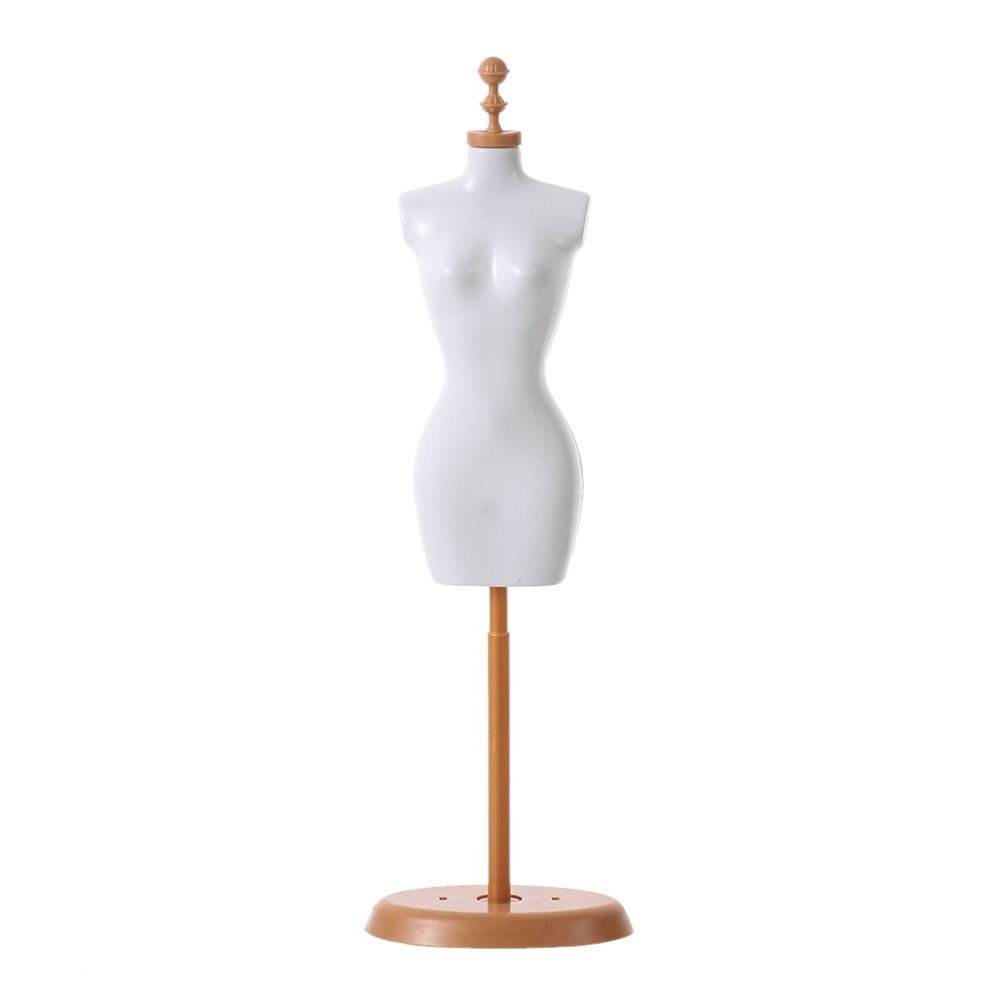 Mini House Clothes Hanger Doll Dress Support Display Holder Mannequin Model Stand Hangers