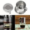 Stainless Steel Coffee Drip Filter Maker Pot Infuse Cup Vietnam Style Coffee Mug Cup Strainer Coffee Tools