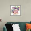 1 Set 5D Rhinestone Pig Painting Set DIY Home Decor Unique Eco-friendly PVC Fine Workmanship Rhinestone Drawing