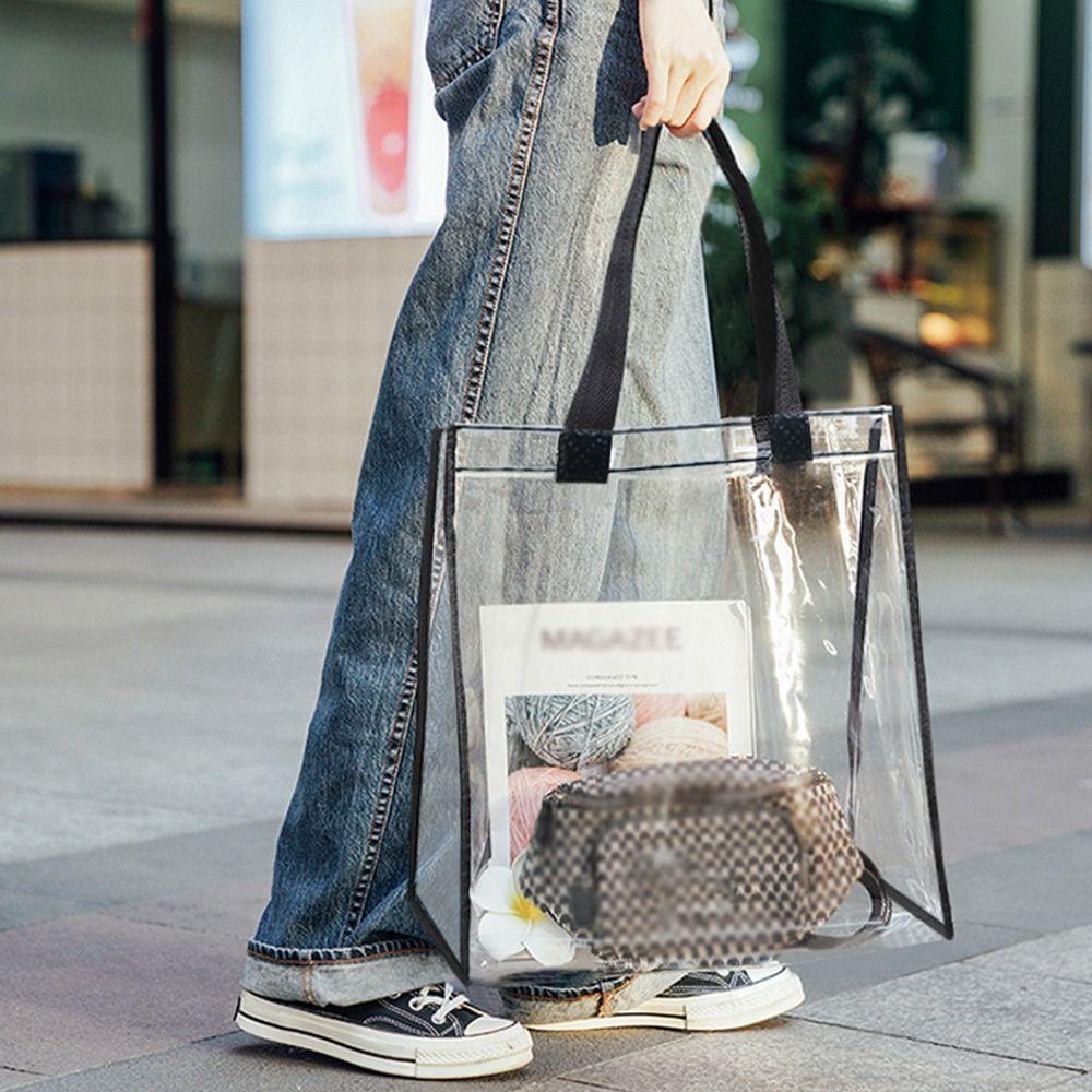 Case Toiletry Bag PVC Tote Bag Waterproof Storage Bag Waterproof Beach Bag Transparent Makeup Bag