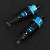 2 шт. Металлический амортизатор для радиоуправляемой машины, запасные части, аксессуары, подходит для 1:10. Радиоуправляемая машинка синего цвета