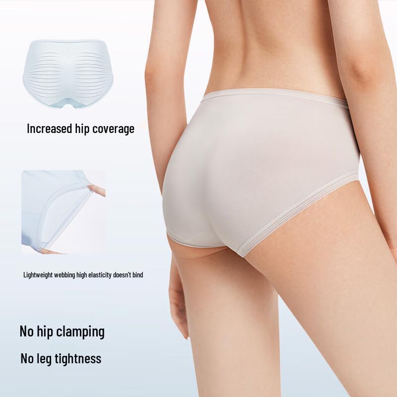 Ubras Xiaoliangfeng 7A Antibacterial Ice Silk Women's Underwear 3-Pack