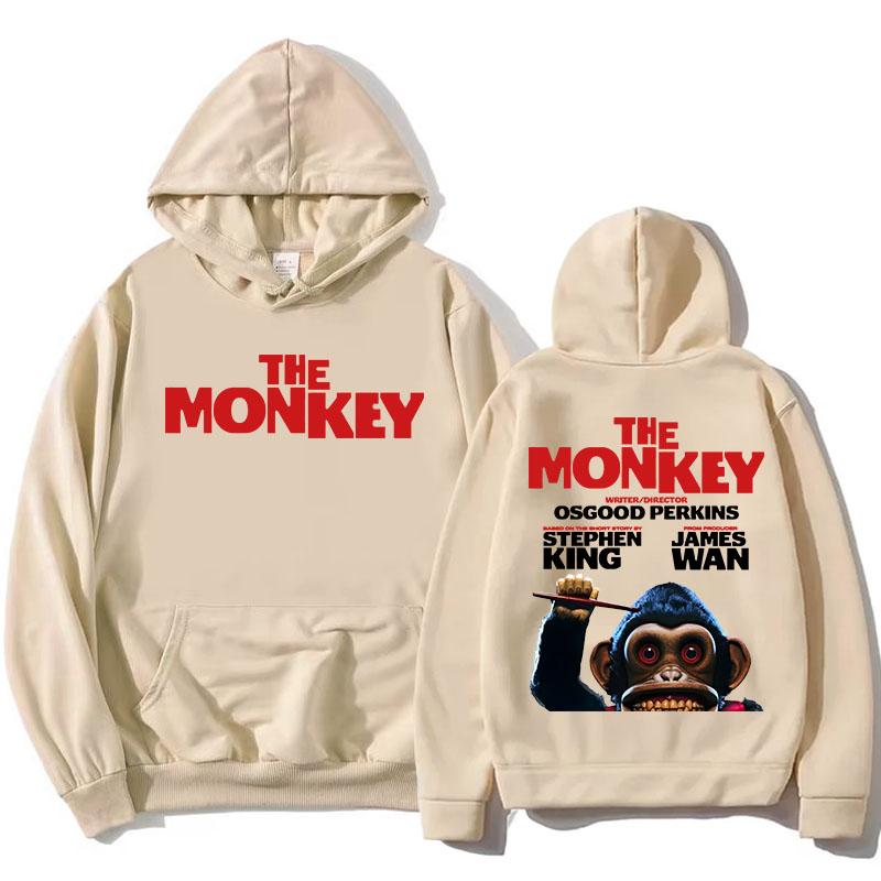 Толстовки с капюшоном The Monkey Movie для женщин и мужчин, уличная одежда с длинным рукавом, одежда