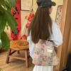 Patchwork Vintage Women's Crossbody Bags Large Capacity Flower Ladies Shoulder Bag Double-sided Denim Female Travel Tote Handbag