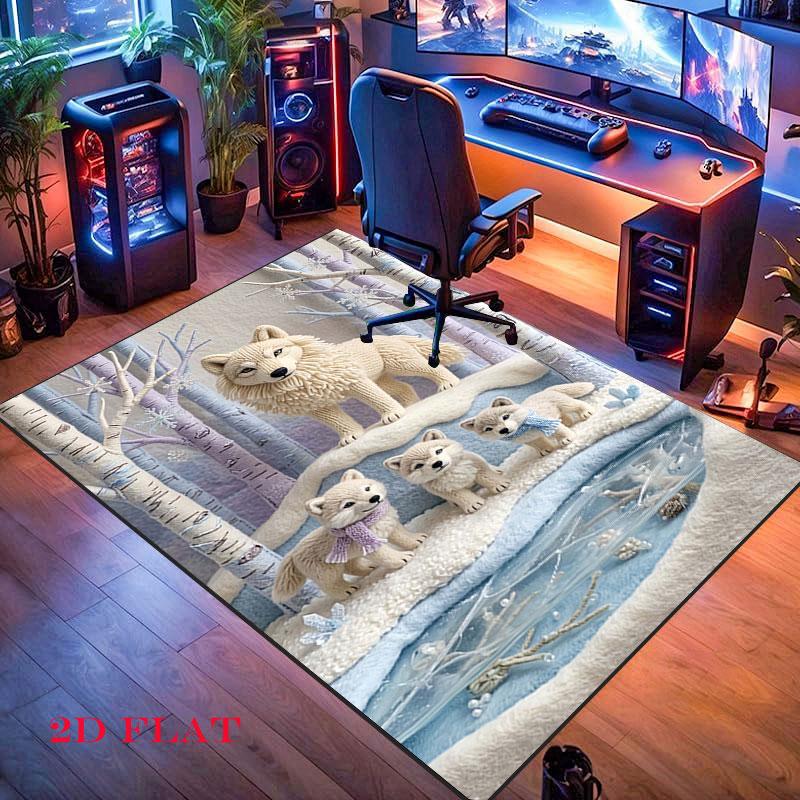 Mild Serenity Carpet Rug for Living Room Bedroom Home Sofa Decoration,Kids play Nonslip Floor Mat