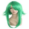 HAIRJOY Women VOCALOID GUMI Cosplay Wig Green Heat Resistant Synthetic Hair Medium Length Straight Costume Wigs
