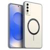 Матовый Полупрозрачный Магнитный Чехол для Телефона для Vivo Y20s G,Y20i 2021,Y20,Y12s,Y12A Мягкий TPU Чехол