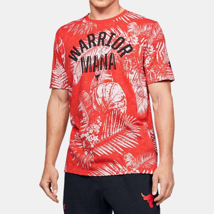 Under Armour Футболка с втачным рукавом мужская Красная 1351585-608