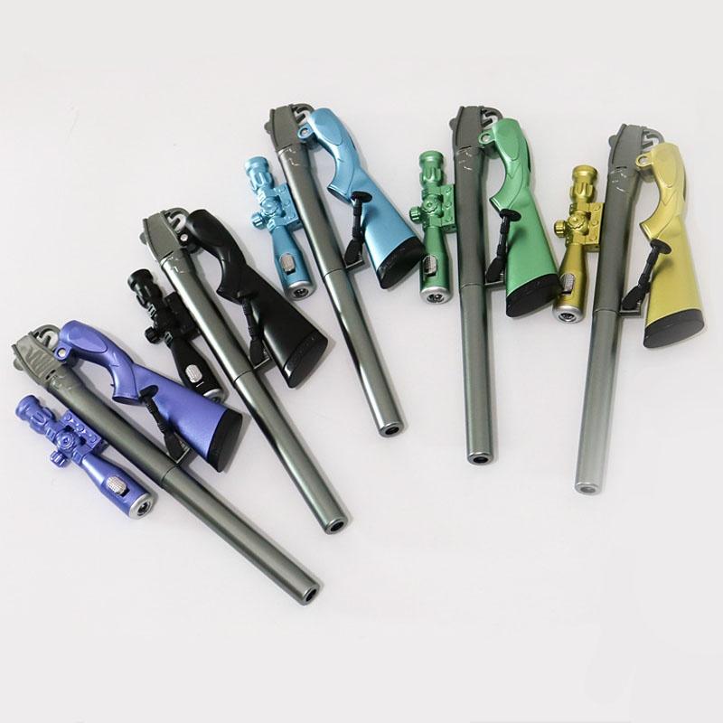 Светодиодный светильник, креативная снайперская винтовка, гелевая ручка для моделирования, ручка для оружия, черная ручка 0,38 мм, детский подарок, игрушки, канцелярские принадлежности, школьные принадлежности