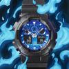 Casio Мужские часы G-SHOCK GA-100FL-1AJF [G-SHOCK Flame inside Series] Круглые часы из черной смолы