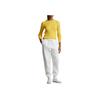 Polo Ralph Lauren SS23 Solid Color Logo Embroidered Cable Knit Sweater Women Sweater Yellow WMPOSWENC020616-700
