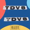 3D Премиум Буквы TDV8 для L405 Великобритания Англия Внедорожник Внедорожный автомобиль Капот Дверь Крыло багажник Задняя наклейка Эмблема Значок Наклейка