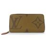 Used Purse Zippy Wallet M69353 Monogram Reverse Brown Everyday Use