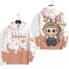 2025 New Labubu Cartoon Cute Children's Hoodie Anime Sportswear Girls' Long Sleeve Top Role Playing 3D Hoodie