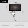 E27 Hotel Bedhead Fabric Wall Light with Switch LED Spotlight Reading Light Спальня Кабинет Nordic Home Decoration Lights