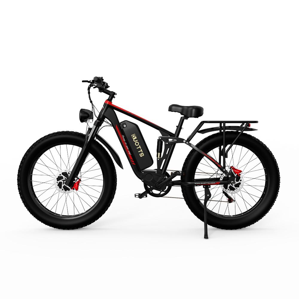 DUOTTS S26 Electric Bike 750W Motor, 48V 20Ah Samsung Battery, 120KM Range, IP55 Waterproof, 55° Climbing