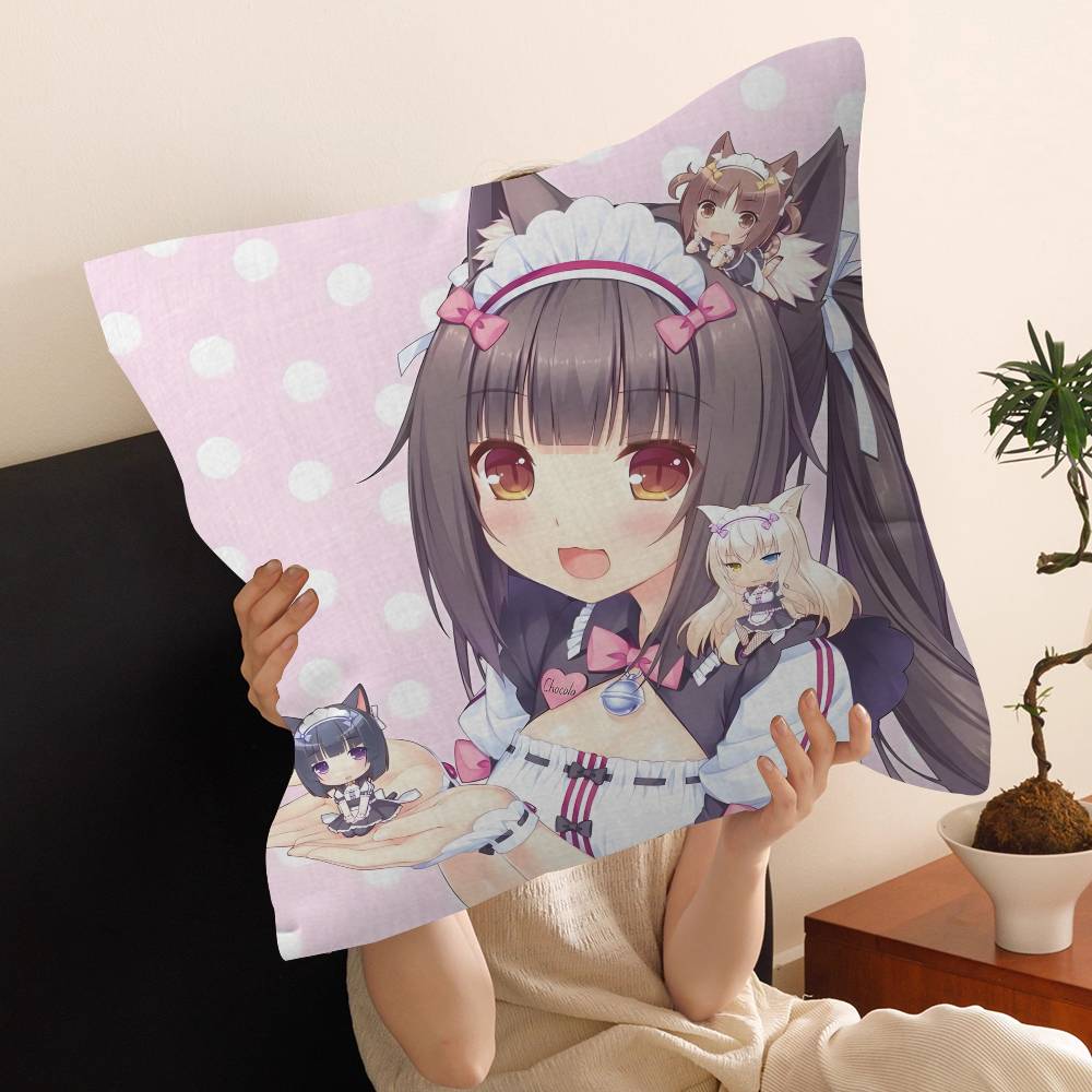 Аниме Nekopara Персонализированная Наволочка Чехол от Пыли Спальня Детская Вечеринка Декор Наволочка День Рождения Подарок для Детей