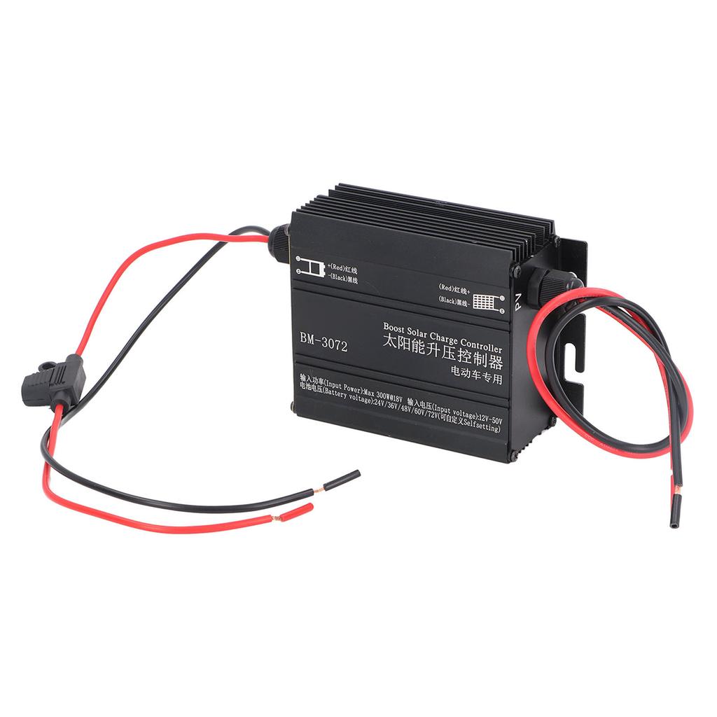 Повышающий MPPT контроллер заряда солнечной батареи 16A 12V 50V 300W для 24V 36V 48V 60V 72V кислотных, LiFe PO4, гелевых, заливных аккумуляторов