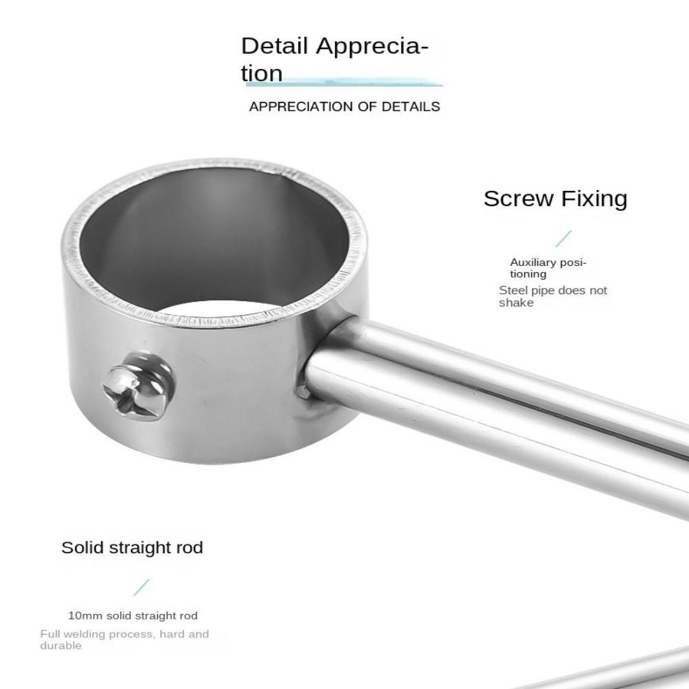 Держатель для одежды Конец стержня Опоры Штанга для одежды Фланец для вешалки Держатель для одежды Штанга для одежды