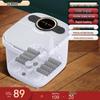 Chigo Space Gray Foot Spa Massager with Automatic Heating, Constant Temperature, Deep Basin, Calf-High Design, and Rollers.
