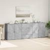 VidaXL Buffets 3 Pcs Concrete Grey Engineered Wood, Storage Cabinet, Entryway Furniture, Accent Furniture, Furniture of 3276612
