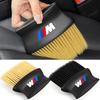 M LOGO Badge Car Dedusting Brush Air Outlet Cleaning Brush For X7 X3 X4 X5 X6 3 4 5 6 7 Series Z4 M M3 M5 M6 E38 E39 E46 E53 E60 E61 E64