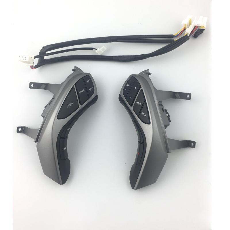 Для Hyundai Elantra 2012-2017 Автомобильная кнопка Bluetooth Управление каналом громкости Телефон Круиз-контроль Кнопки на руле