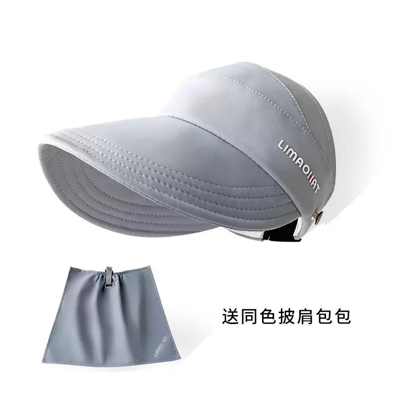 Солнцезащитная шляпа женская новая шляпа-ведро с открытым верхом и прорезью для хвостика, шляпа с козырьком, летняя уличная шляпа от солнца с защитой от УФ-лучей