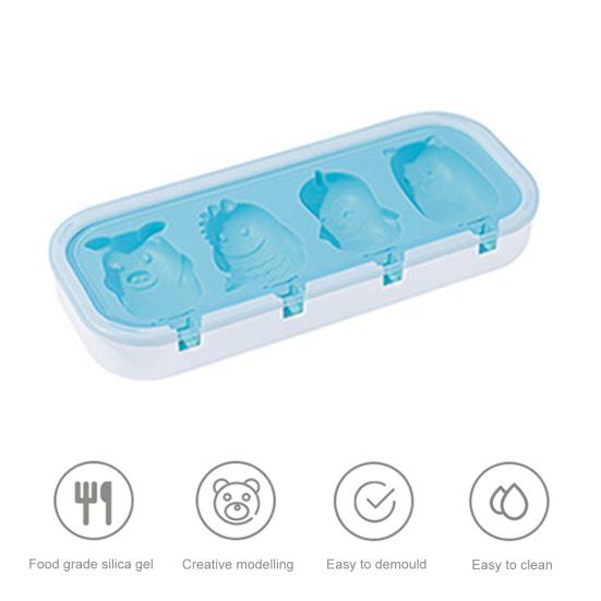 Yousheng 1 набор форм для мороженого из пищевого высокопрочного силикона, формочки для мороженого с пылезащитной крышкой для дома