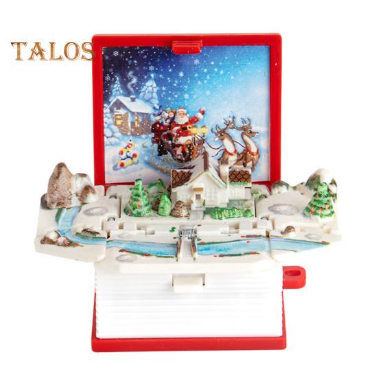 Мини 3D складная книга брелок Popping Mini World подвесное украшение крошечная кофейня Great Wall Castle складная книга брелок кулон