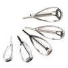 5pcs Fishing Rod Tip Ring Tangle Free 5 Sizes Metal Ceramic Fishing Rod Tip Repair Kit for Saltwater Freshwater Saltwater