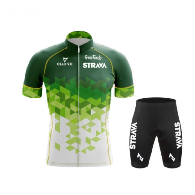 Mens Cycling Jersey Short Sleeve Set Breathable Quick-Dry Bike Apparel Road Mountain Riding