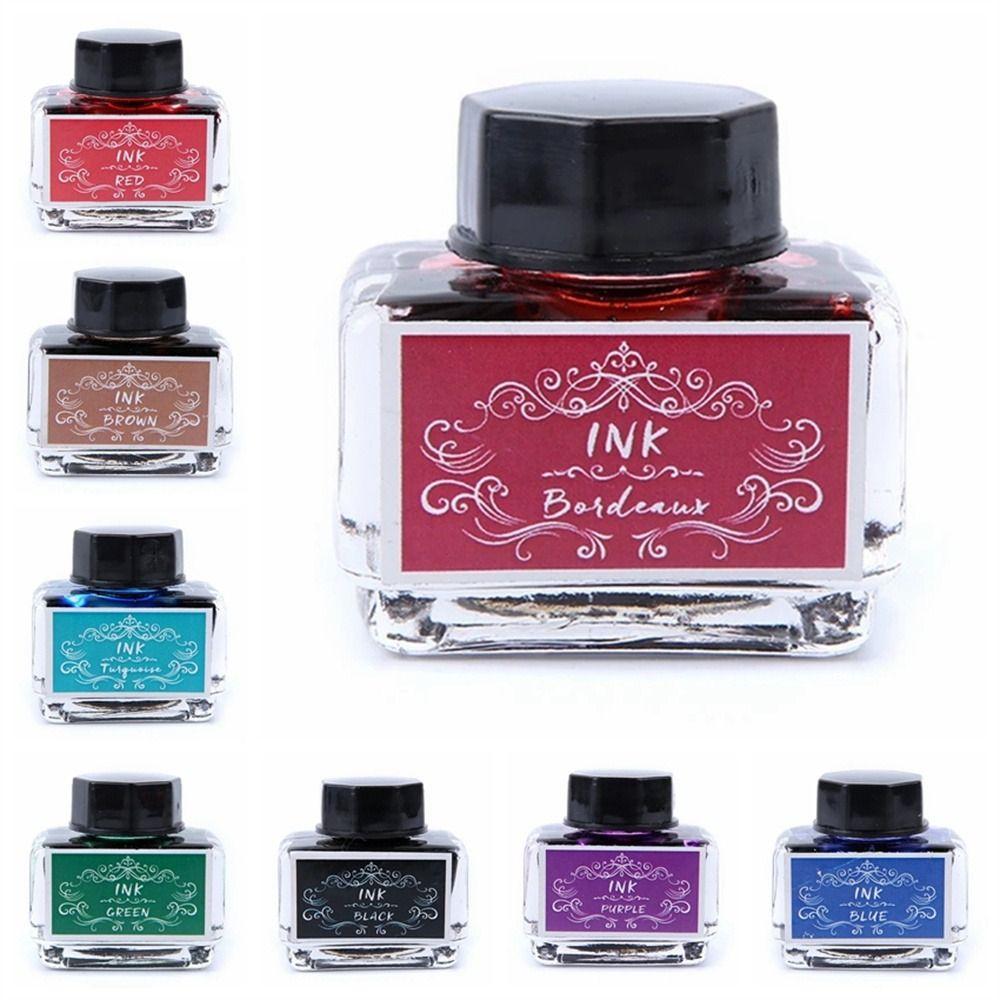 Живопись Цветные чернила Безуглеродные чернила для перьевых ручек Школа Чернила без углерода Канцелярские принадлежности