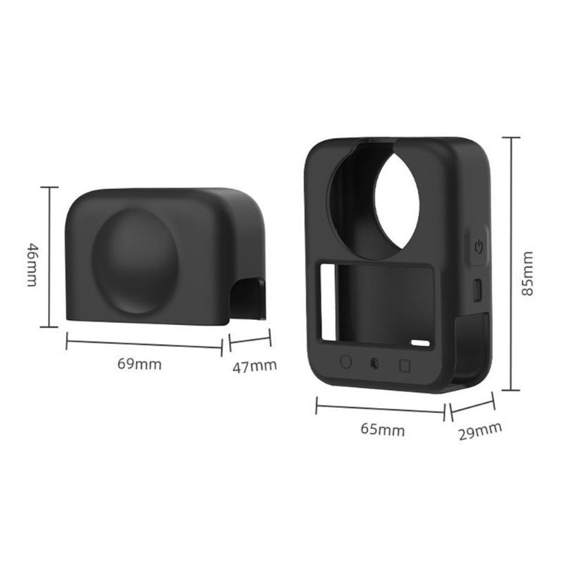 Silicone Protective Case Cover for 360 Action Camera Protector Housing Skin Sleeve Camera Protector Bumper Soft Cover