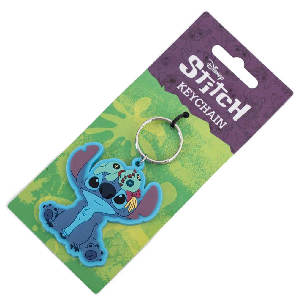 Lilo & Stitch Брелок для ключей из ПВХ Stitch & Scrump