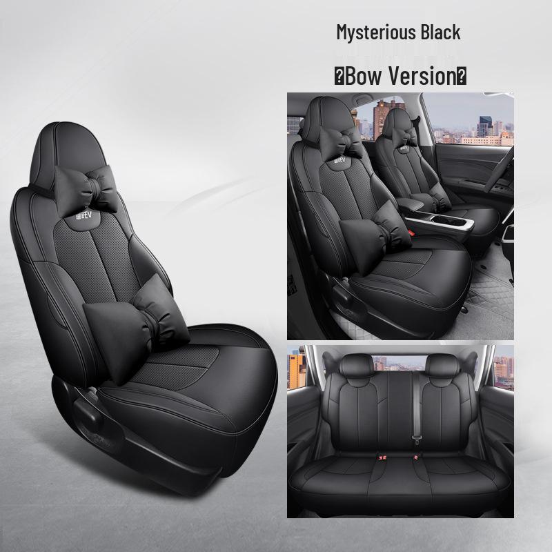 Nezha V Full Leather Car Seat Cushion Set - Universal, Four-Season, Five-Seat Model