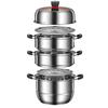 Yingbai Stainless Steel Multi-Tier Steamer Pot