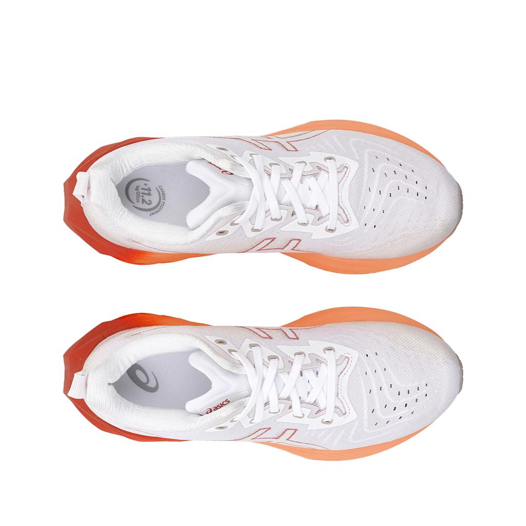 Asics Мужские кроссовки NovaBlast 4 White Moonrock Orange 1011B693-103